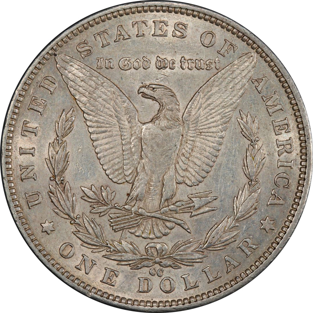 1890-CC Tailbar PCGS XF-45 CAC
