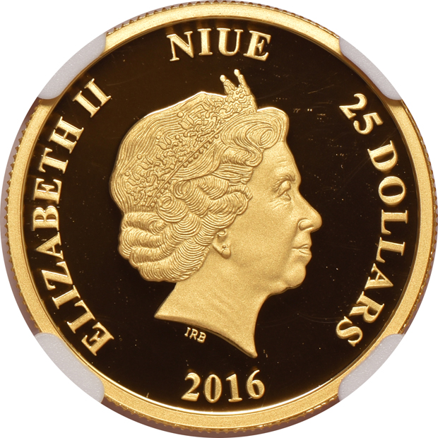 Niue - 2016 1/4oz gold Han Solo $25 - NGC PR-70 Ultra Cameo