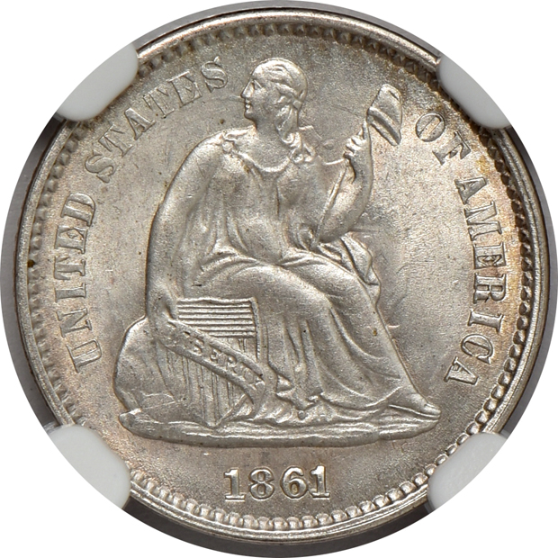 Four U.S. type coins, all NGC CAC