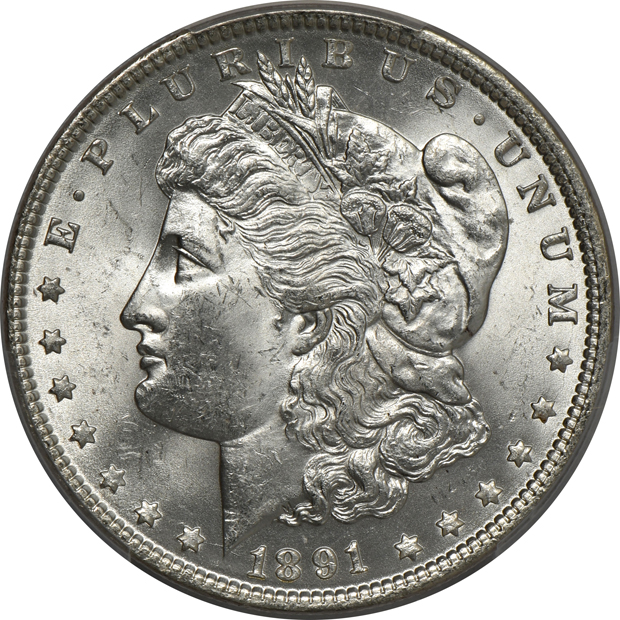 Three 1879, and two 1891, all PCGS CAC
