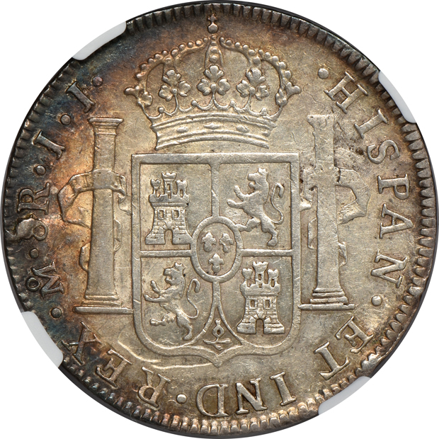 Mexico - Five 8 reales, all NGC