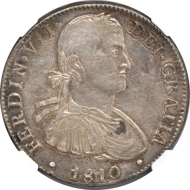 Mexico - Five 8 reales, all NGC