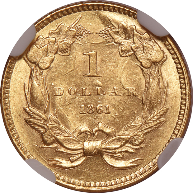 1861 NGC MS-62