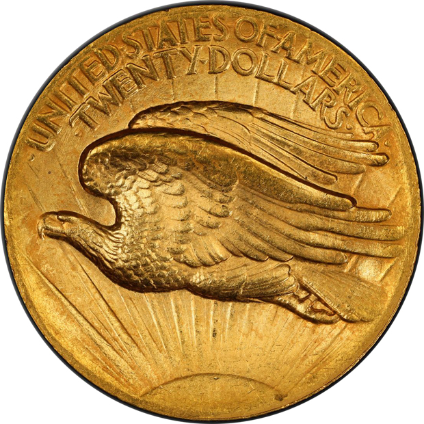 1907 High Relief-Wire Rim PCGS MS-62