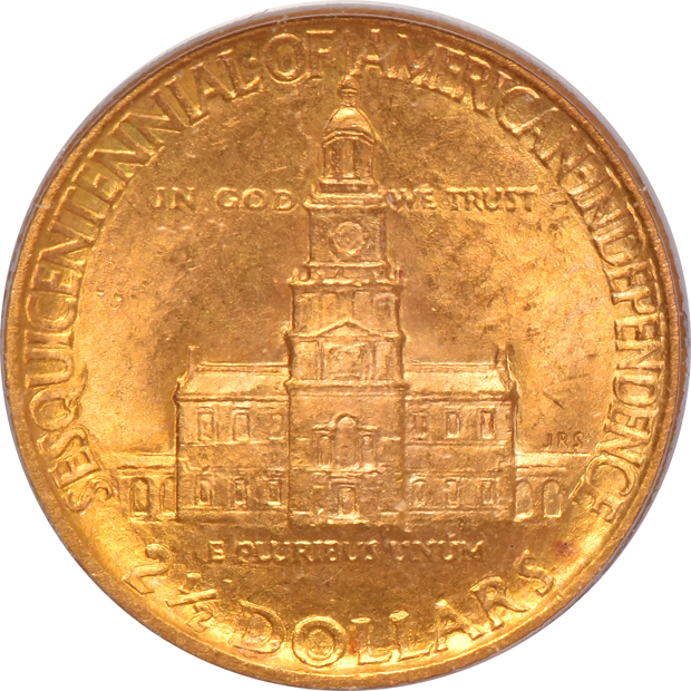 1926 $2.50 Sesquicentennial PCGS MS-64