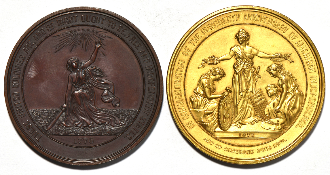 1876 United States Centennial Exposition Medals
