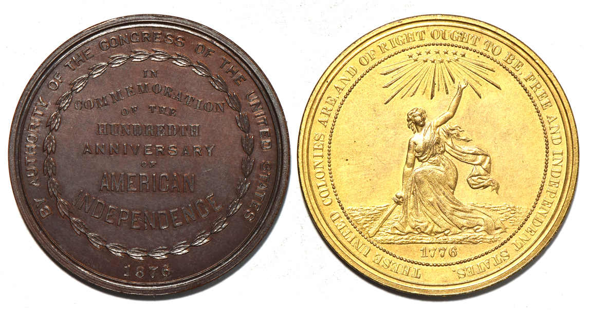 1876 United States Centennial Exposition Medals