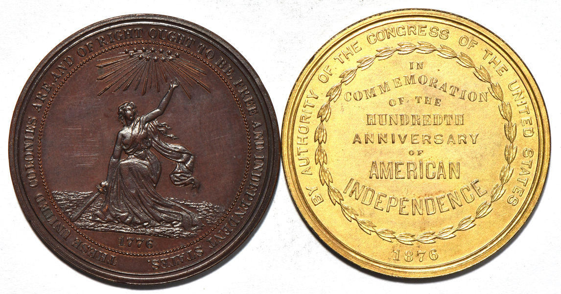1876 United States Centennial Exposition Medals