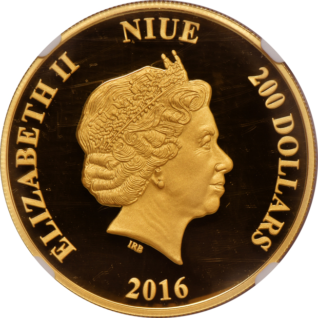 Niue - 2016 1oz gold Darth Vader $200, and a 2016 1oz silver Darth Vader $2, both NGC PR-69 Ultra Cameo