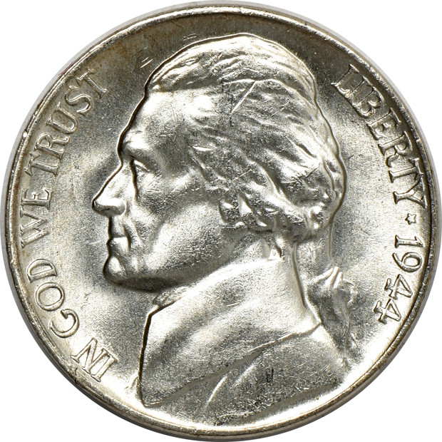 Eleven rolls of Jefferson War nickels