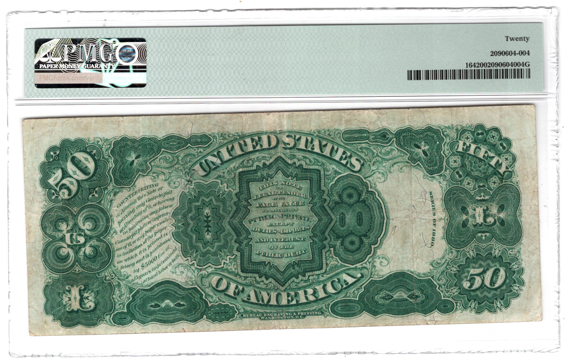 1880 $50 Fr# 164 - PMG VF-20