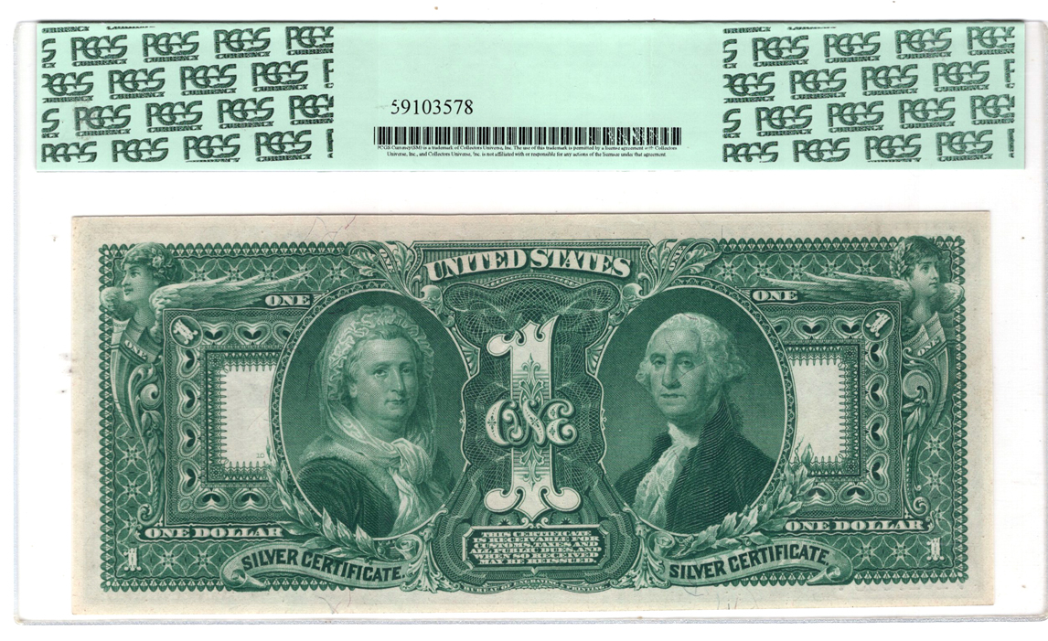 1896 $1 Educational Fr# 224 - PCGS GemCU-65 PPQ