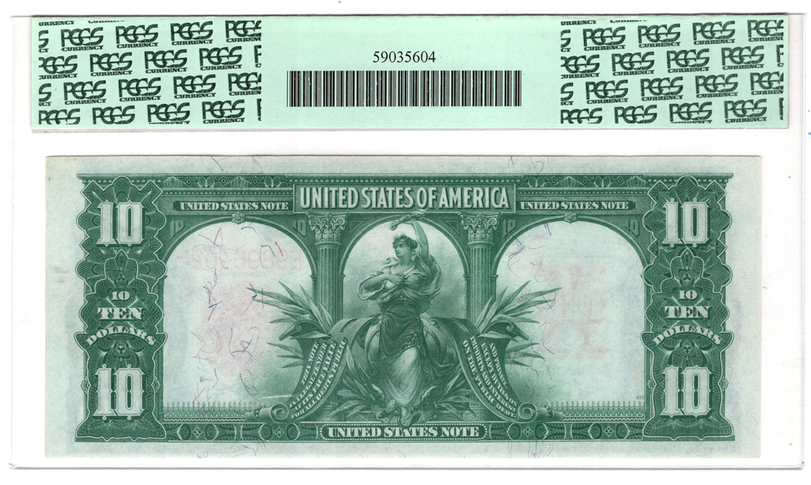1901 $10 Bison Fr# 119 - PCGS GemCU-65