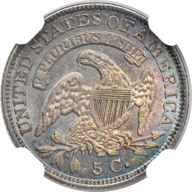 1835 Large Date Small 5C NGC MS-63