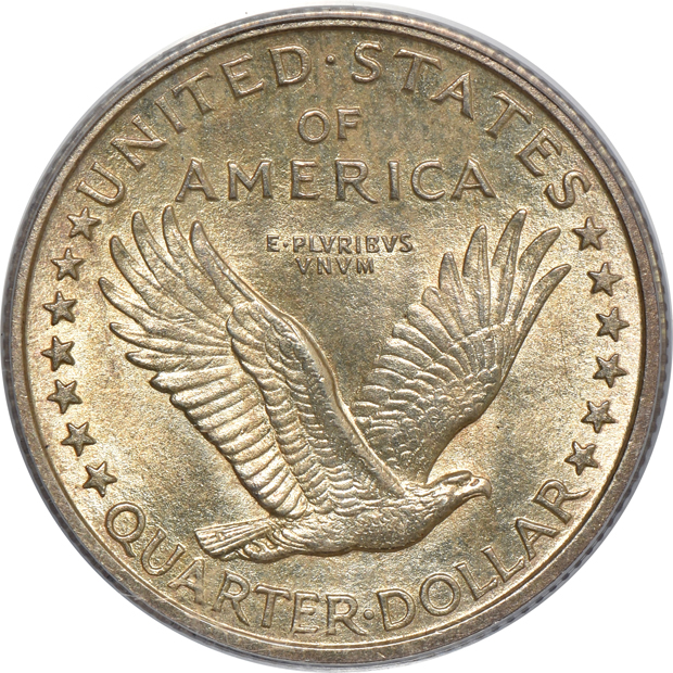 1916 Standing Liberty Quarter PCGS MS-63FH (green label)