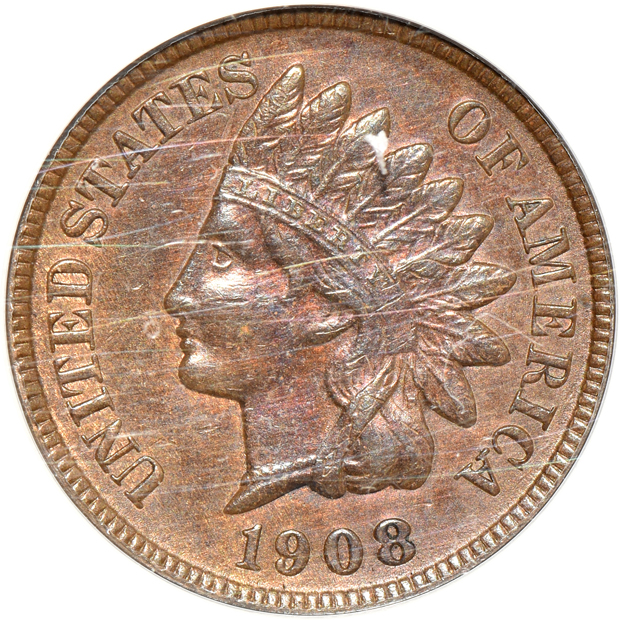 1886 Variety 1 PCGS MS-64BN, 1908-S ANACS AU-50, and a 1909-S Indian ANACS F-12