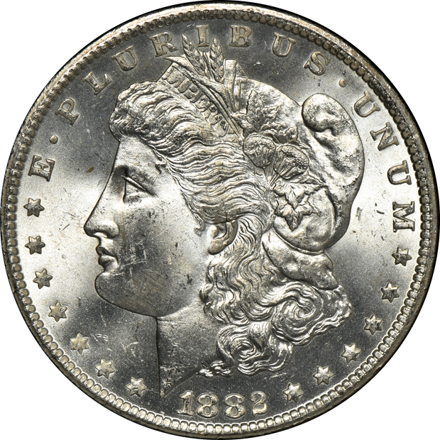 1882-CC GSA NGC MS-63, plus two 1883-CC GSAs