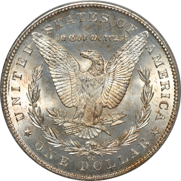 1884-CC PCGS MS-65 (green label) CAC