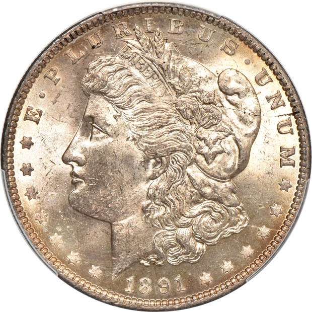 1891 and 1899, both PCGS MS-64