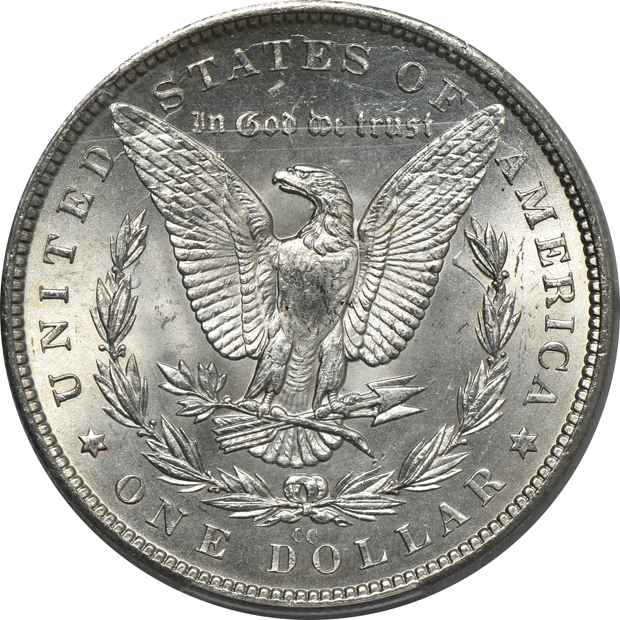 1882-CC MS-63, and an 1882-CC MS-64, both PCGS