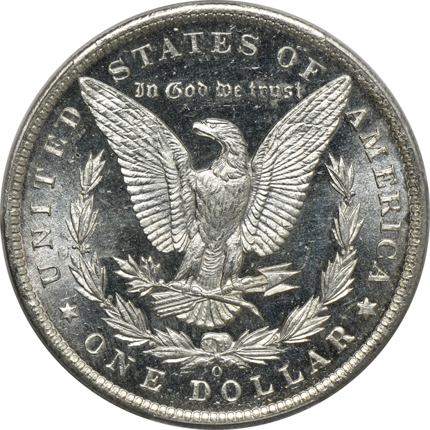 Two 1885-O PCGS MS-63DMPL