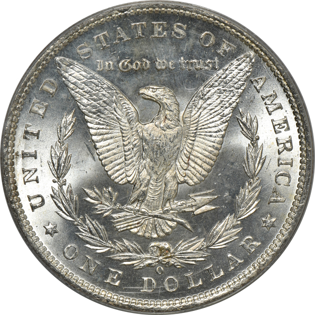 1884-O MS-64 (green label), 1898-O MS-64 (green label), and a 1902 MS-63, all PCGS CAC