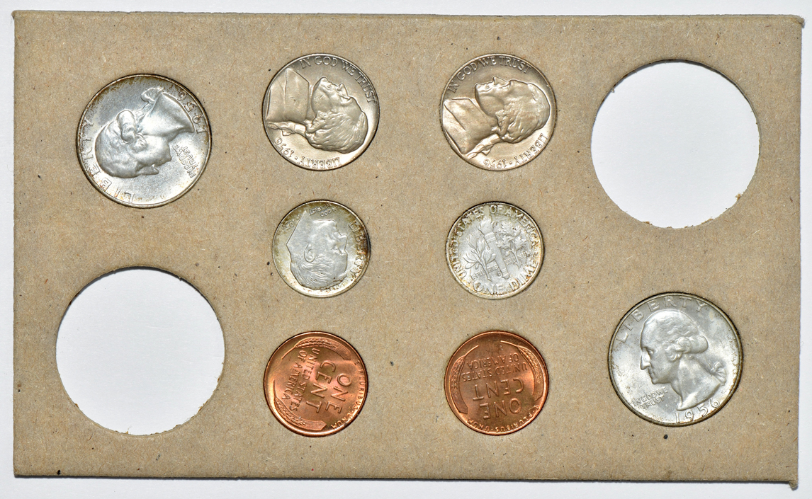 1955, 1956, and 1957 Mint Sets