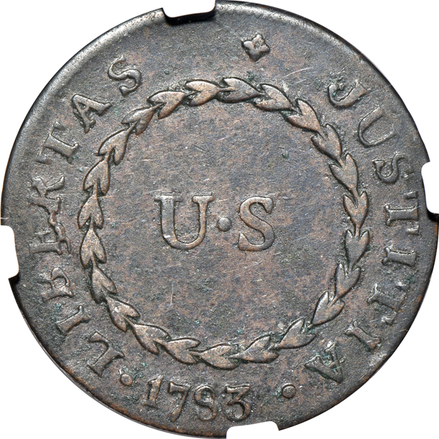 1783 Constelatio Blunt Rays NGC XF detail/environmental damage