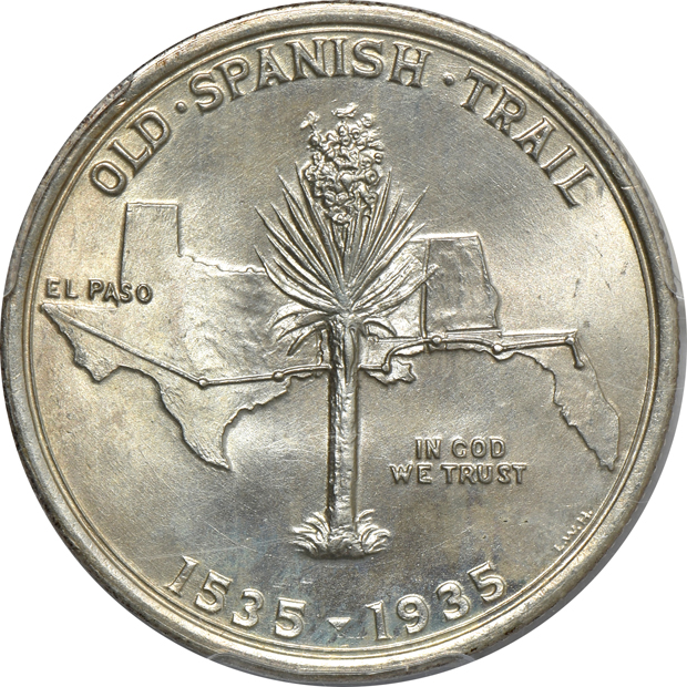 1935 Spanish Trail PCGS MS-65