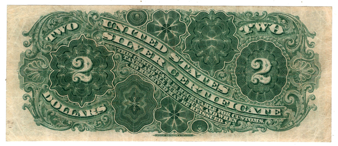 1886 $2 Fr# 240 - VF
