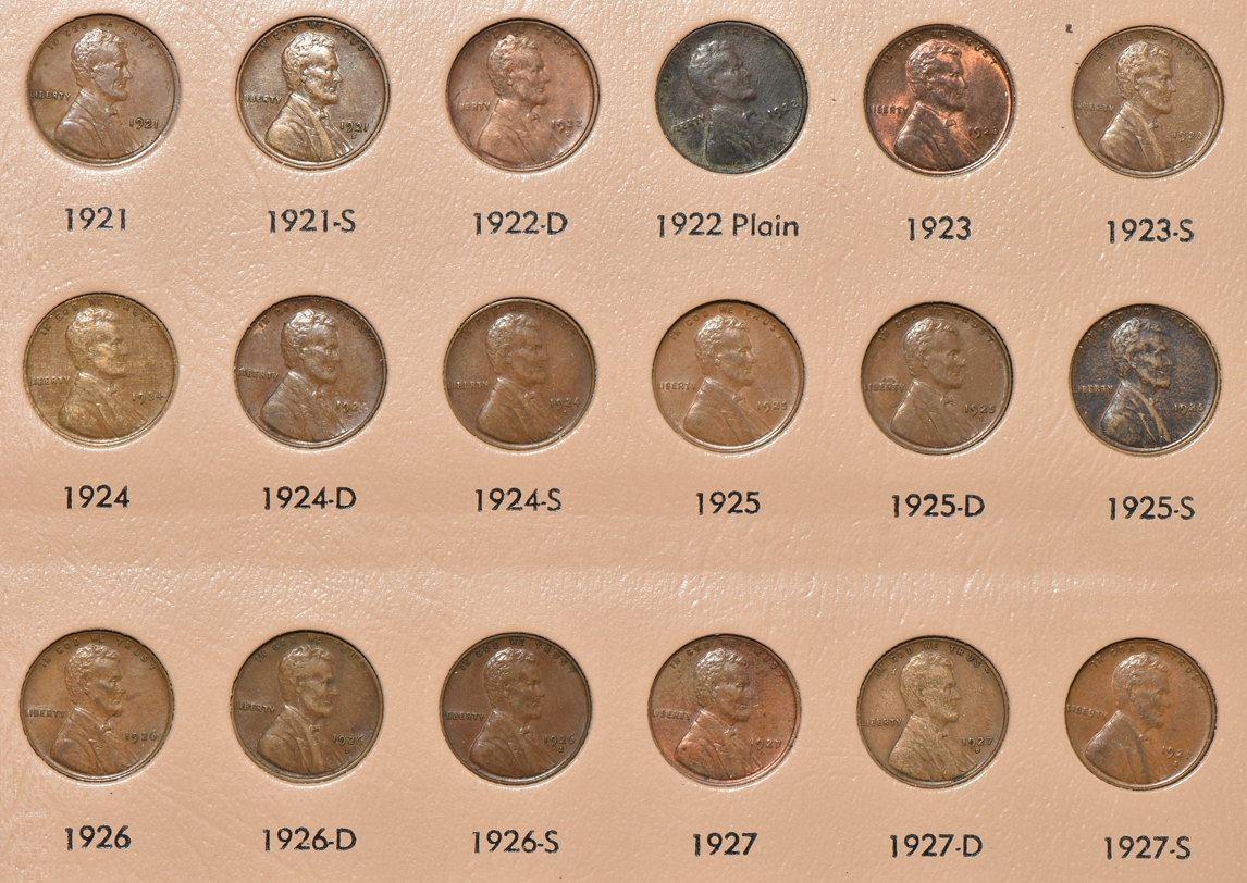 Complete collection of Lincoln cents including proof-only issues through 2009-S in a Dansco 8100 album