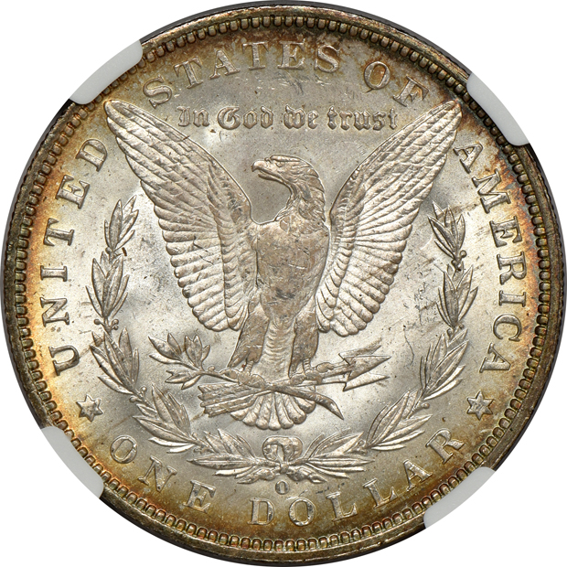 1889-O and 1891-O, both NGC MS-63