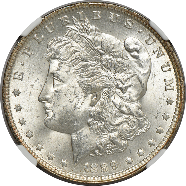 1889-O and 1891-O, both NGC MS-63