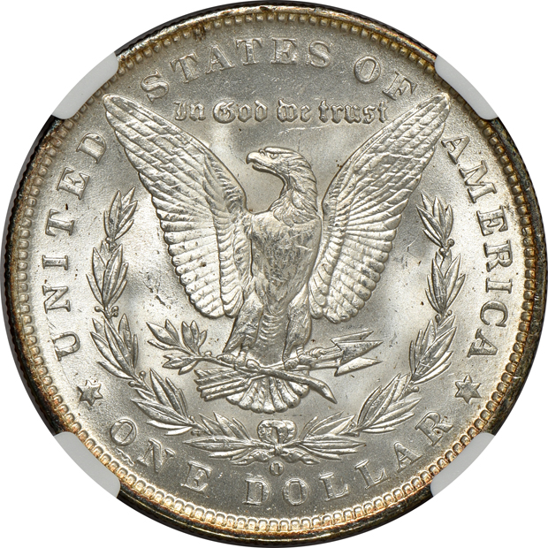 1889-O and 1891-O, both NGC MS-63