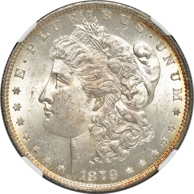 1879-O and 1880-O, both NGC MS-63