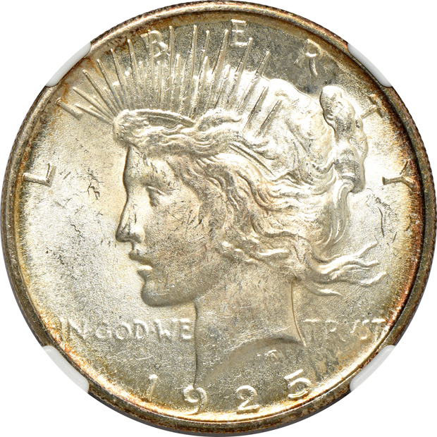 1925-S and 1928-S, both NGC MS-63