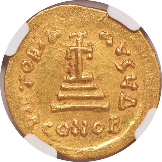 Byzantine Empire - AD 613-641 solidus - NGC Ch AU