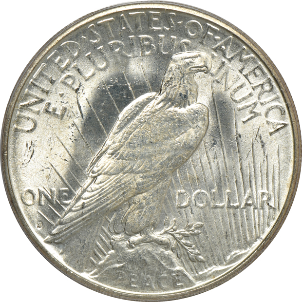 1922-S CAC, and a 1924, both PCGS MS-64 (green label)