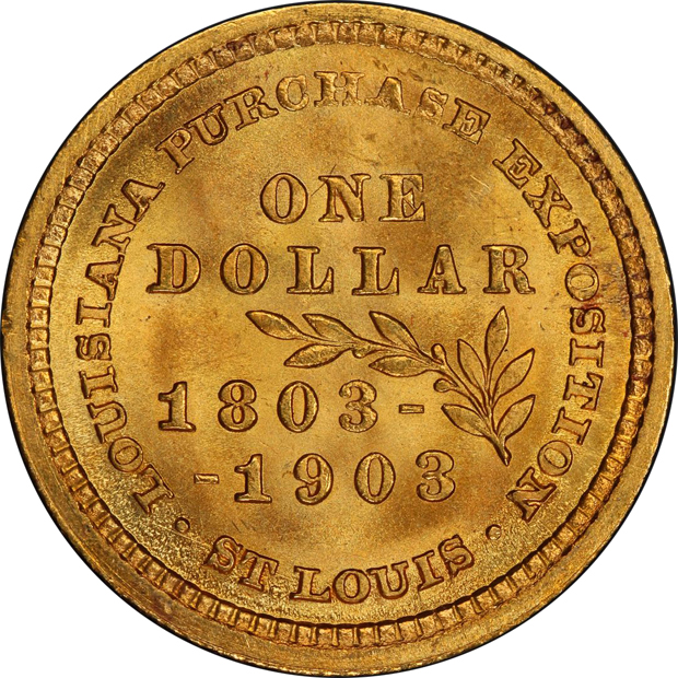 1903 $1 Louisiana Purchase Jefferson PCGS MS-66