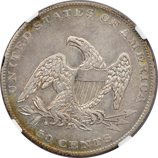 1836 Reeded Edge NGC AU-50