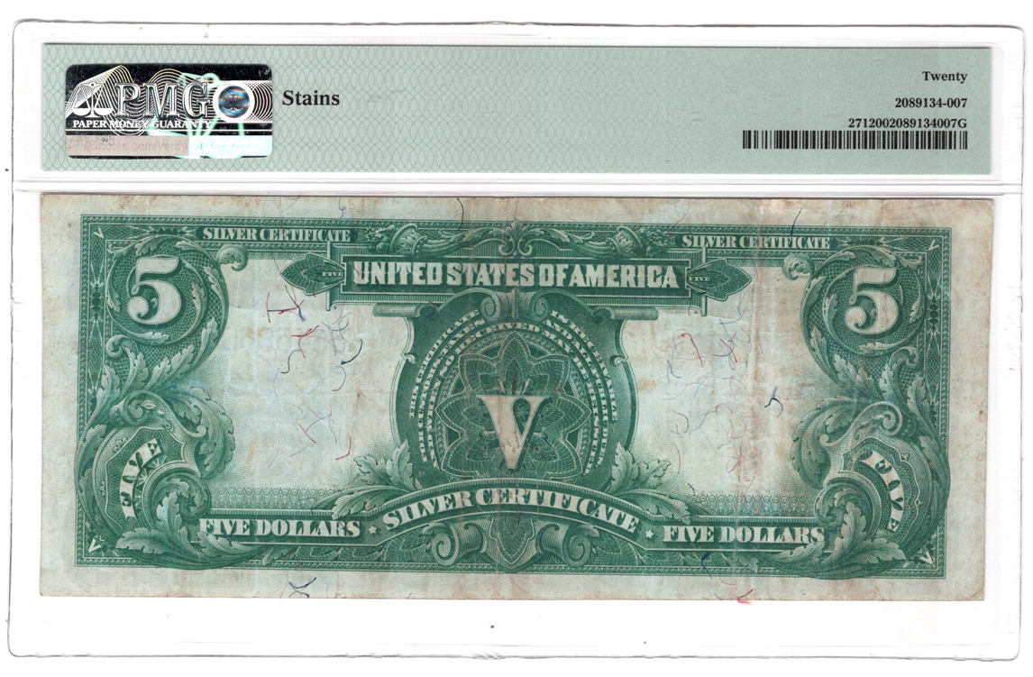 1899 $5 Chief Fr# 271 - PMG VF-20/stains