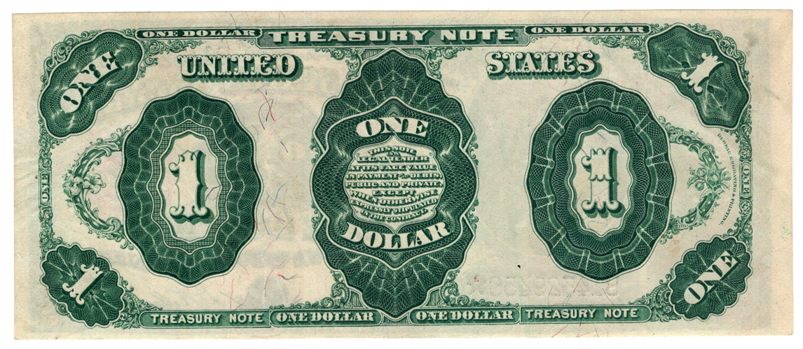 1891 $1 Fr# 351 - ChCU