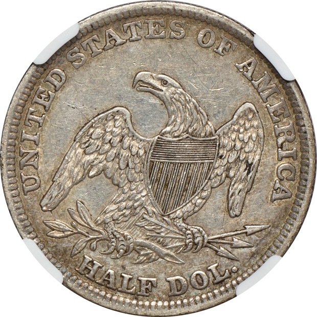 1803 Large 3 F-12, plus an 1838 Capped Bust half dollar AU-55, both NGC