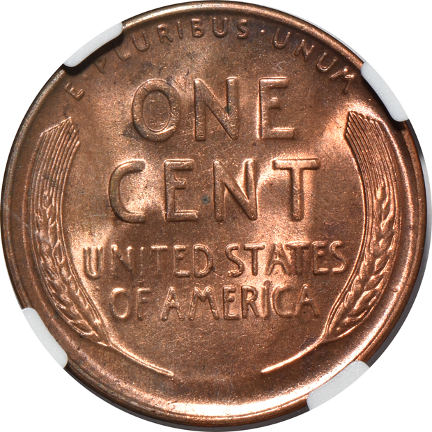 1931-S, 1972 Doubled Die Obverse, and a 1983 Doubled Die Reverse, all NGC MS-64 RB