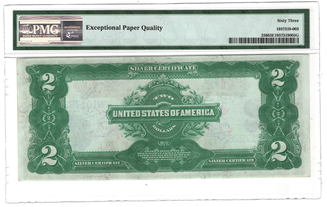 1899 $2 Fr# 256 - PMG ChCU-63 EPQ