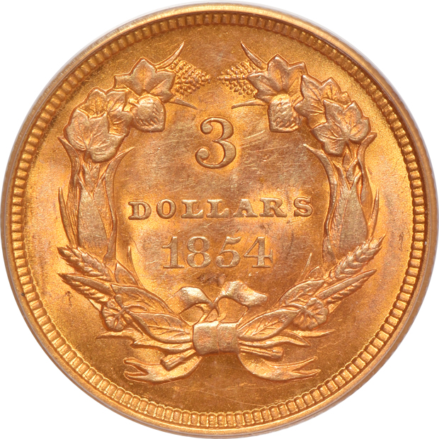 1854 PCGS MS-62