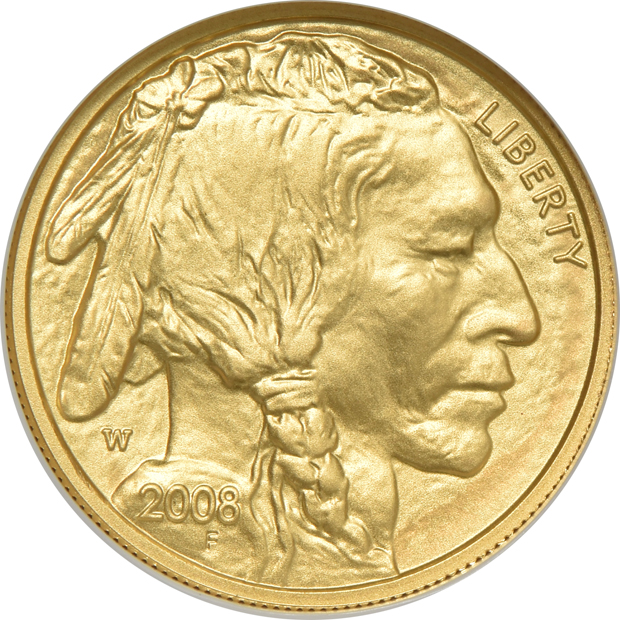 Two 2008-W $5 Buffalo Burnished Early Releases NGC MS-70