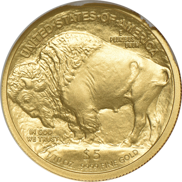 Two 2008-W $5 Buffalo Burnished Early Releases NGC MS-70
