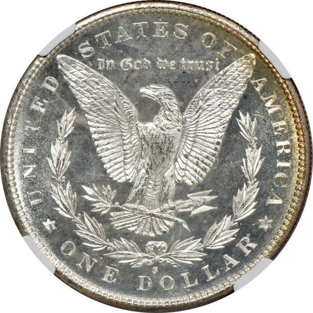 1879-S NGC MS-64, 1880-S NGC MS-65 PL, 1884-O  PCGS MS-64PL