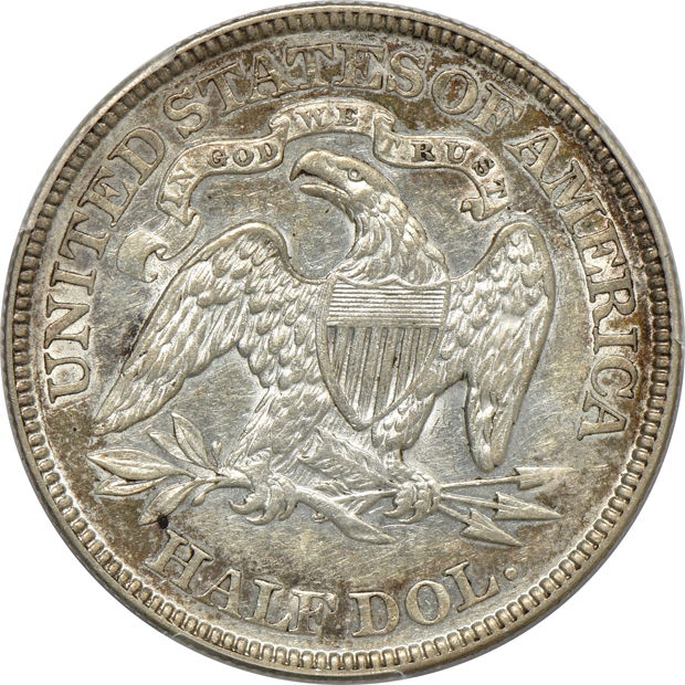 1858-O XF-45, 1877 XF-45, and 1877-S AU-58, all PCGS